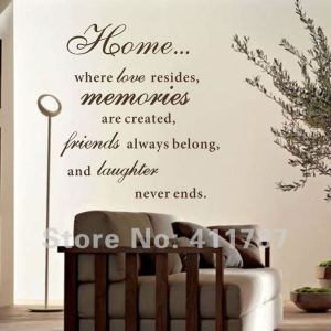 Free-Shipping-PVC-Home-Theme-English-Quote-Removeable-Wall-Sticker